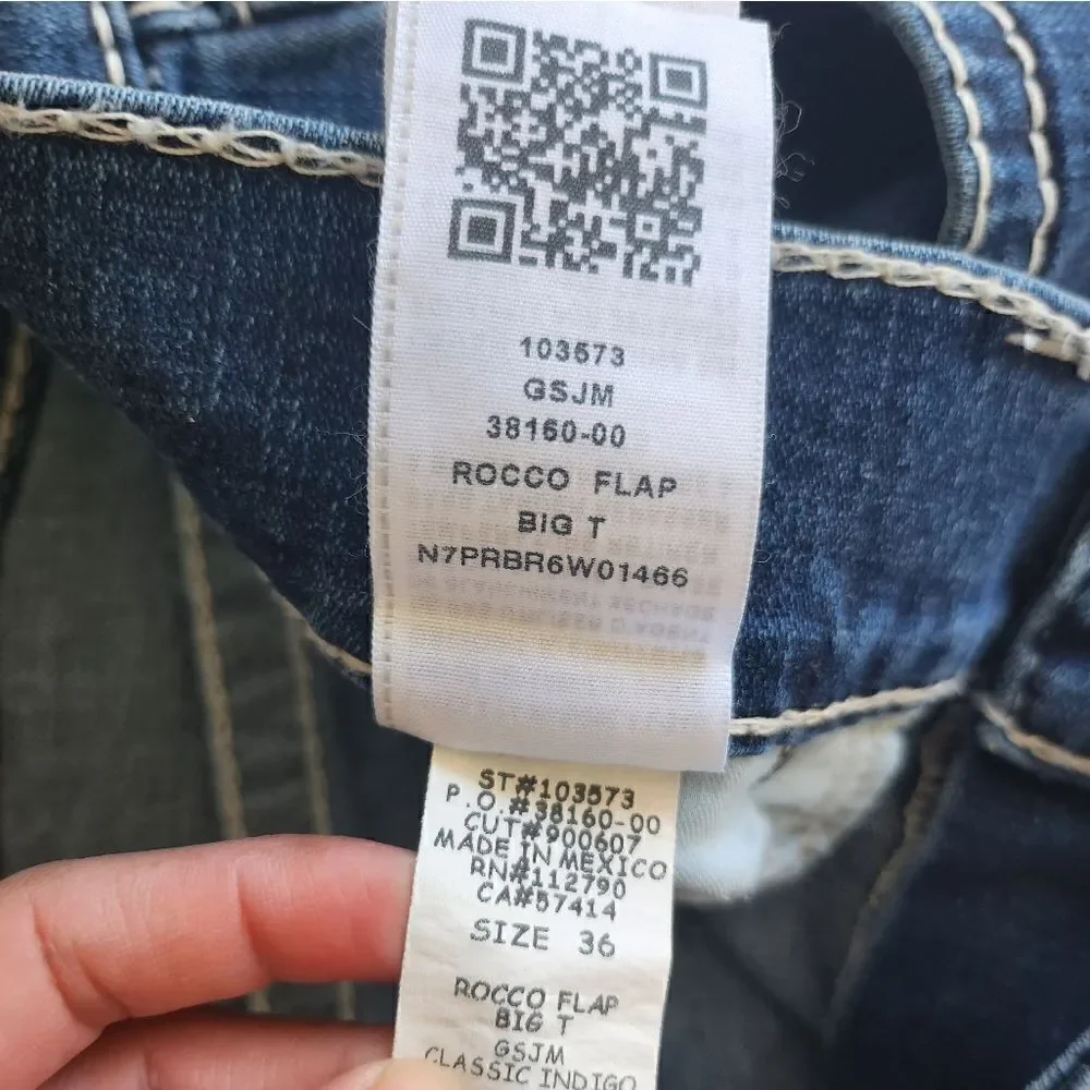 True Religion mens Rocco jeans NWT size 36